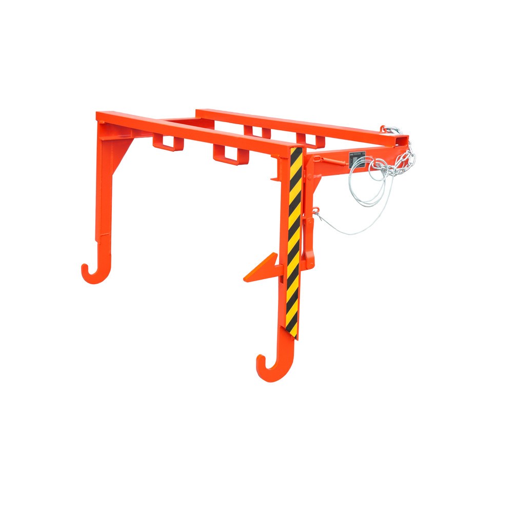 Illustration du produit: Bauer® Traverse pour benne basculante empilable, volume 1,5 m³, RAL 3000 rouge feu