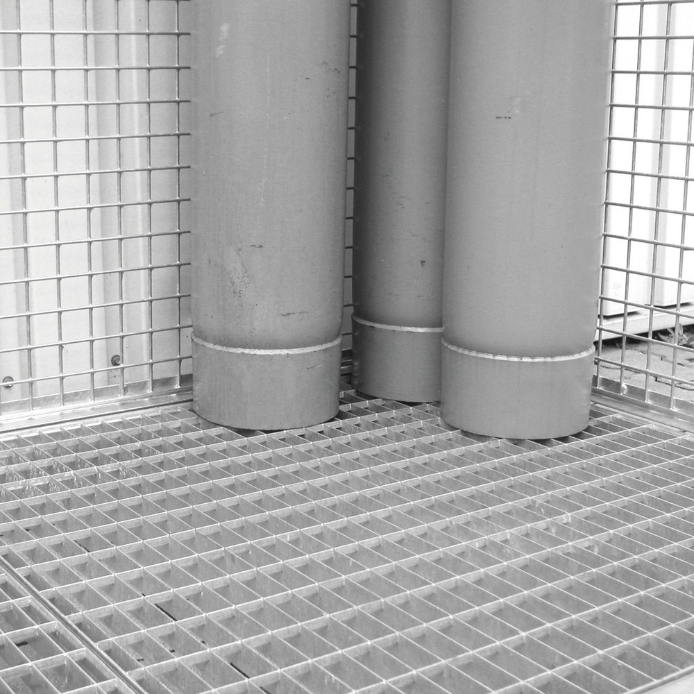 Product afbeelding: Bauer® Roosterlegbord voor gasflessenmagazijnbox, BxD 1085x1085 mm