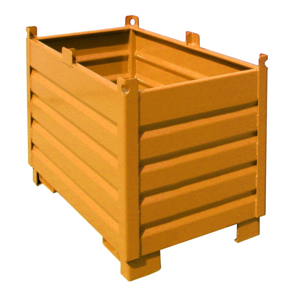 Produktabbildung Nr. 1: Bauer® Sammelbehälter-System Typ SBS, Volumen 0,5 m³, RAL 2000 gelborange