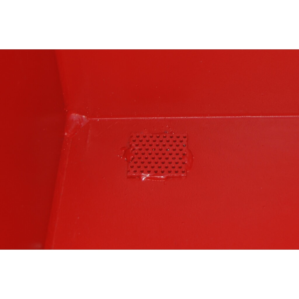 Bauer® Späne-Kippmulde, kastenförmige Mulde, lackiert, Volumen 0,25 m³, RAL 3000 feuerrot Produktabbildung Nr. 4: Bauer® Späne-Kippmulde, kastenförmige Mulde, lackiert, Volumen 0,25 m³, RAL 3000 feuerrot