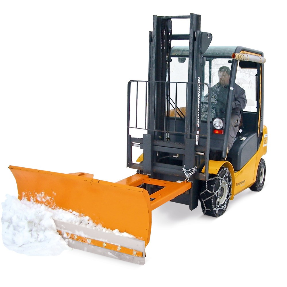 Produktabbildung Nr. 1: Bauer® Stapler-Schneeschieber mit PU-Schürfleiste, Schildbreite 1.800 mm