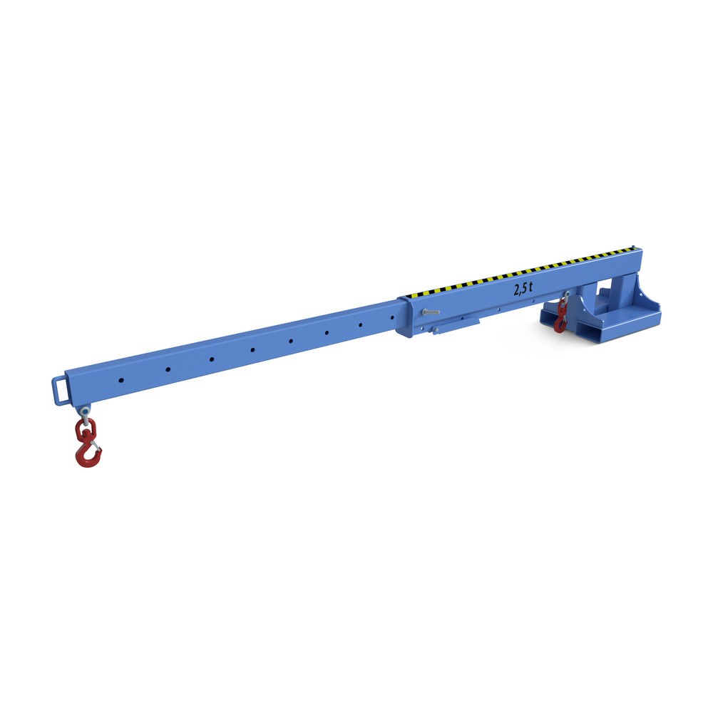 Product afbeelding: Bauer® kraanarm model 2, bereik tot 3.655 mm, draagvermogen tot 2.500 kg, geel-oranje