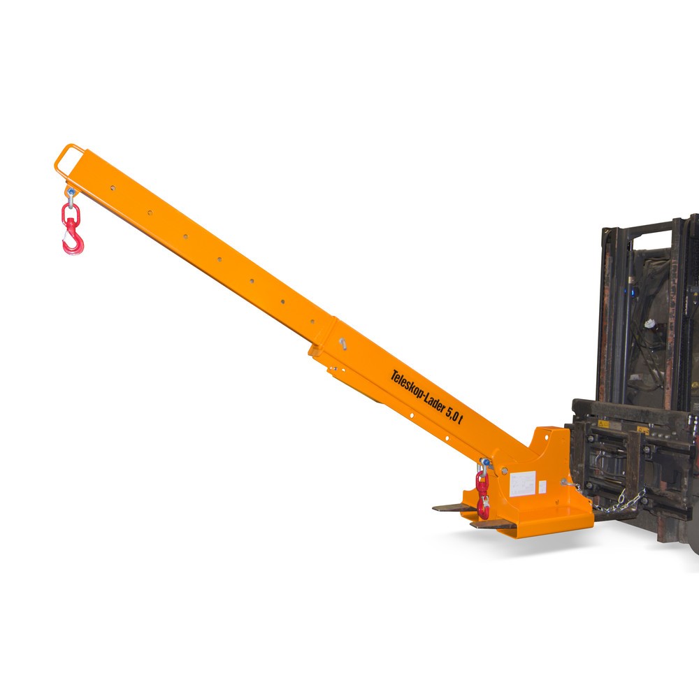 Obrázek produktu: Bauer® jeřábové rameno model 1, dosah až 3 690 mm, nosnost až 2 500 kg, žlutooranžové