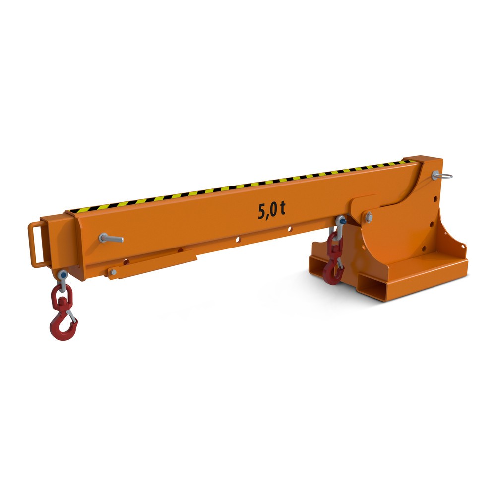 Číslo obrázku produktu 6: Bauer® jeřábové rameno model 1, dosah až 3 690 mm, nosnost až 2 500 kg, žlutooranžové