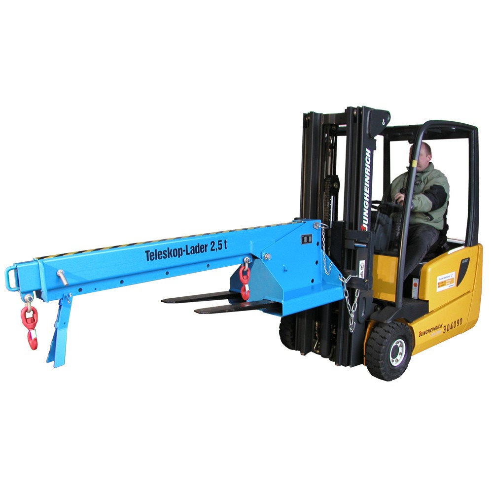 Produktabbildung Nr. 1: Bauer® Teleskoplader Modell 1, Reichweite bis 3.690 mm, TK bis 2.500 kg, lichtblau