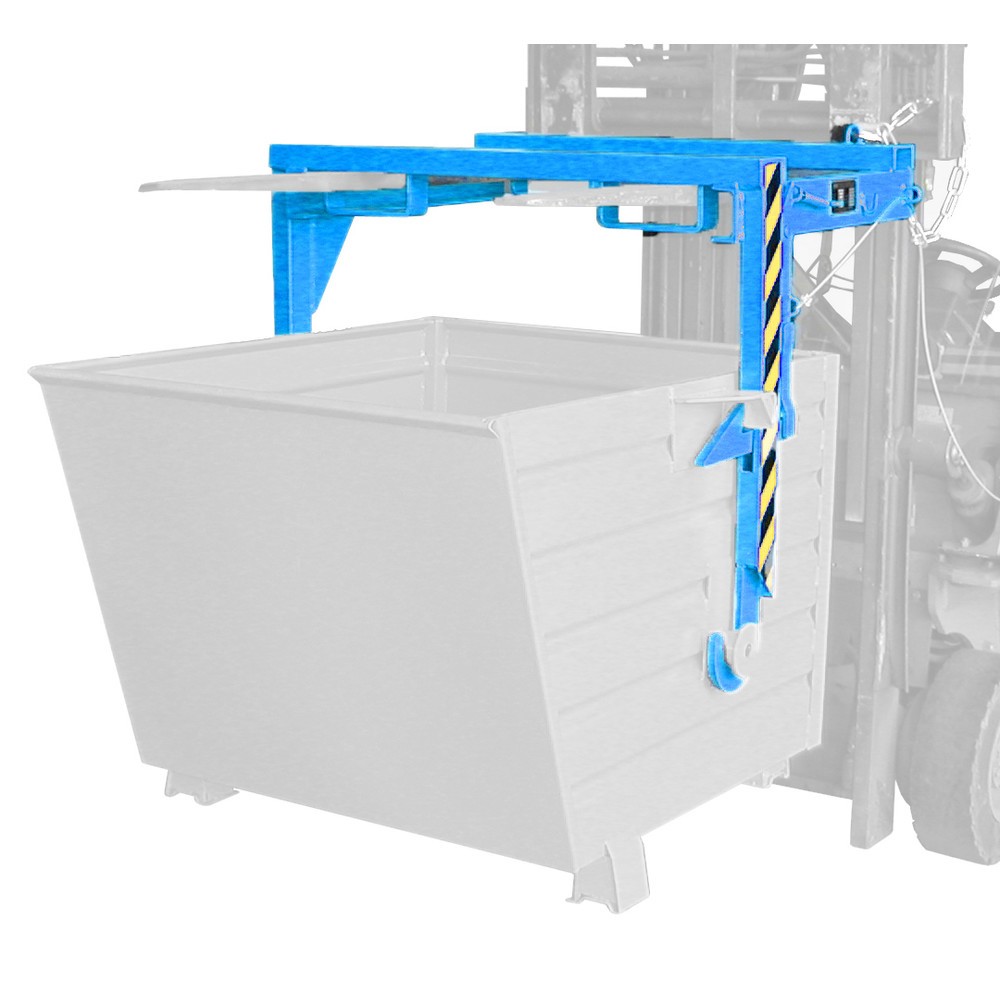Imagen del producto: Bauer® Travesaño para volquetes apilables, volumen 0,7 m³, RAL 5012 azul luminoso
