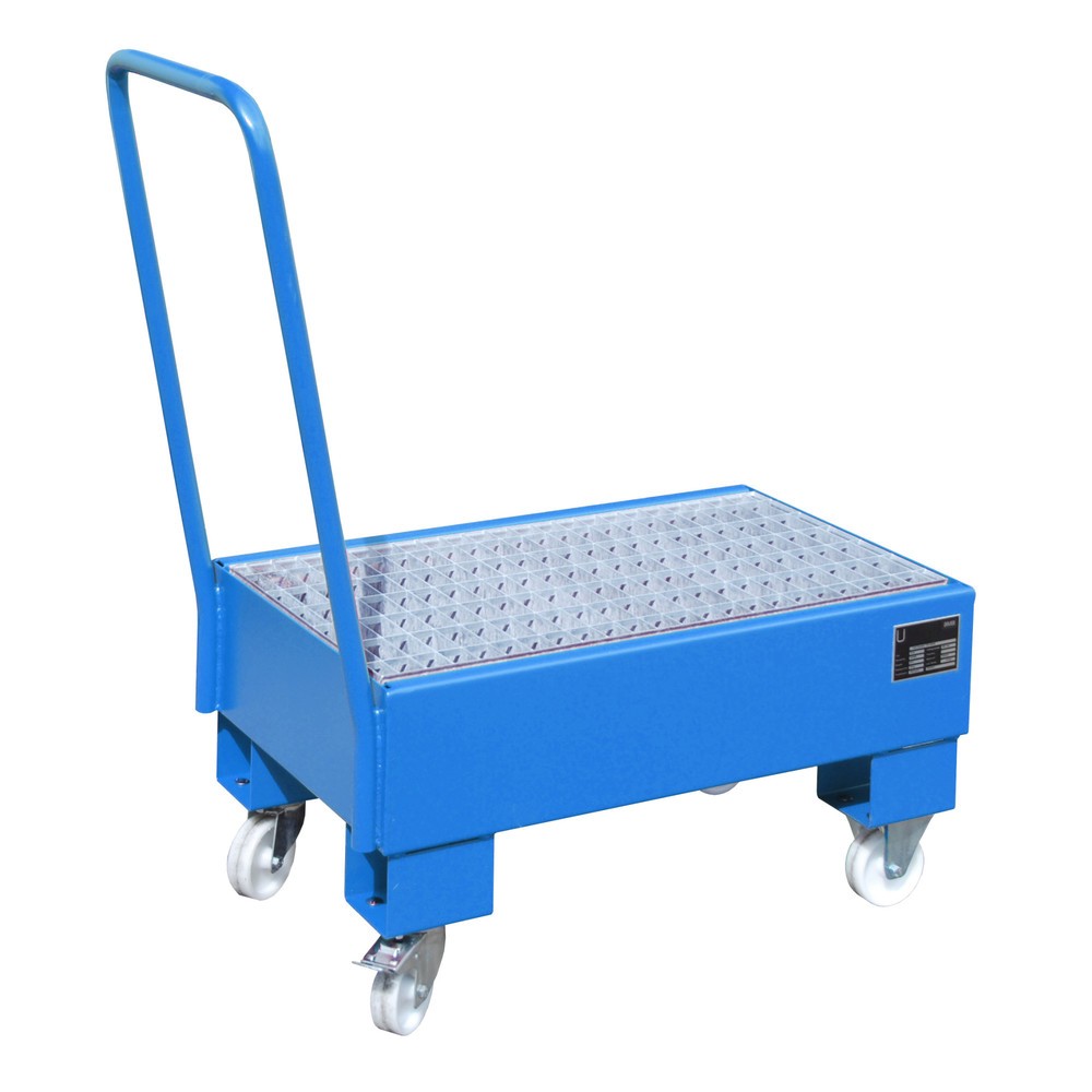 Immagine del prodotto n. 1: Bauer® vasca di raccolta in acciaio, mobile, 2x 60 l, in posizione verticale, volume di raccolta 61 l, azzurro