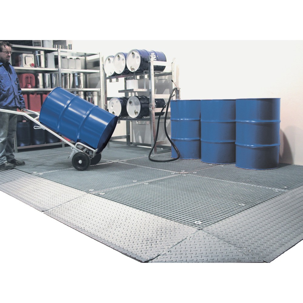 Immagine del prodotto: Bauer® vasca di raccolta piatta in acciaio, AxLxP 78 x 1.350 x 1.350 mm