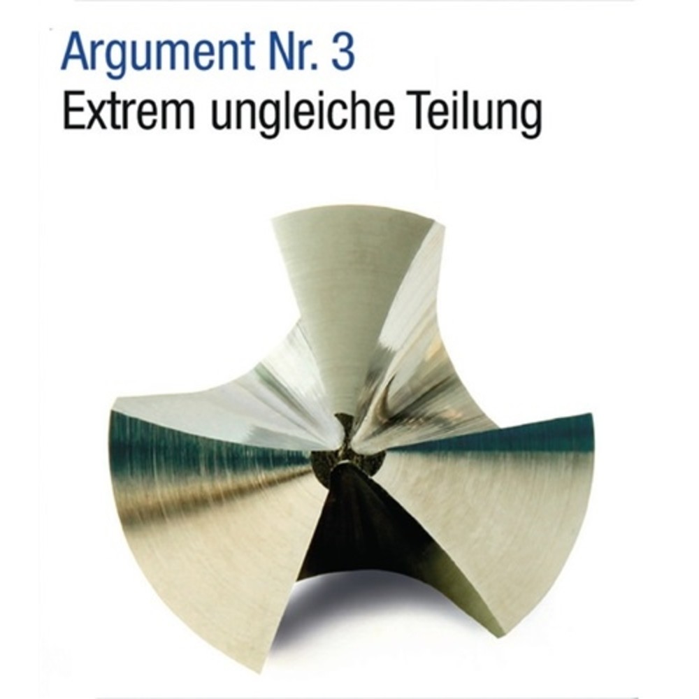 Produktabbildung Nr. 4: Kegelsenker EUC DIN335 C 90Grad D.6,3mm HSS spezial 3-Flächenschaft Z.3 BECK