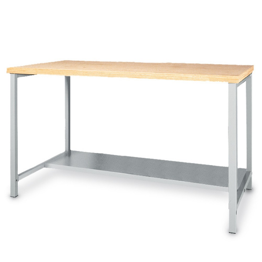 Immagine del prodotto: Bedrunka+Hirth Tavolo da lavoro con vano portaoggetti, portata 200 kg, AxLxP 859 x 1.500 x 750 mm