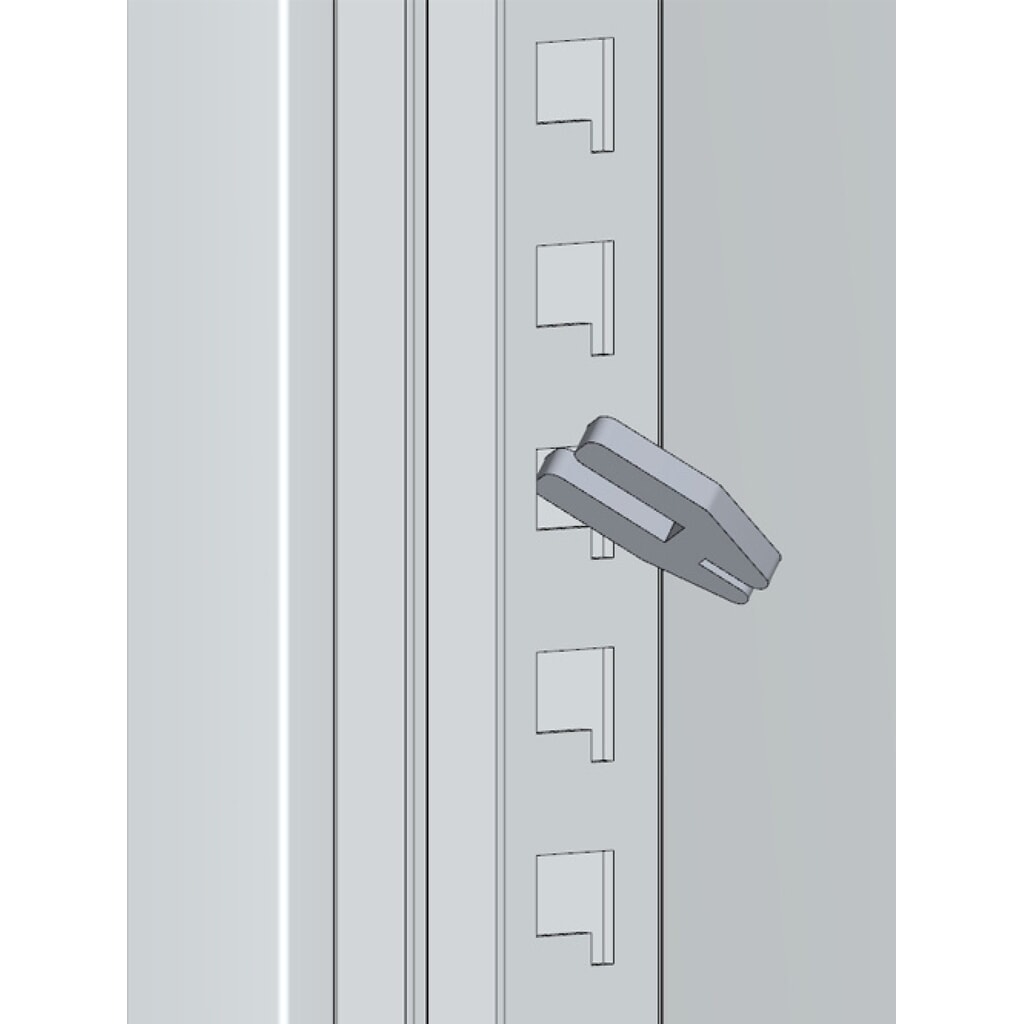 Produktabbildung Nr. 3: Bedrunka+Hirth Hochschrank für CNC-Werkzeuge mit Aluminiumrollladen, HxBxT 1.950 x 1.000 x 500 mm, Werkzeugeinsatz SK 30 (80 Stück)