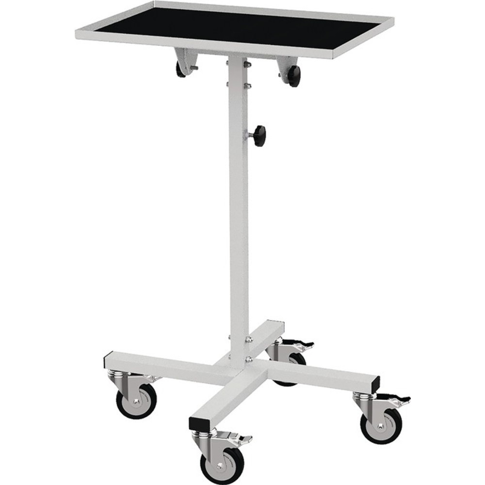 Produktabbildung Nr. 1: BEDRUNKA+HIRTH Materialständer, verstellbare Höhe 994-1344 mm, Ladefl.-L410xB610mm, Ablage neigbar bis 30 °, lichtgrau, RAL 7035