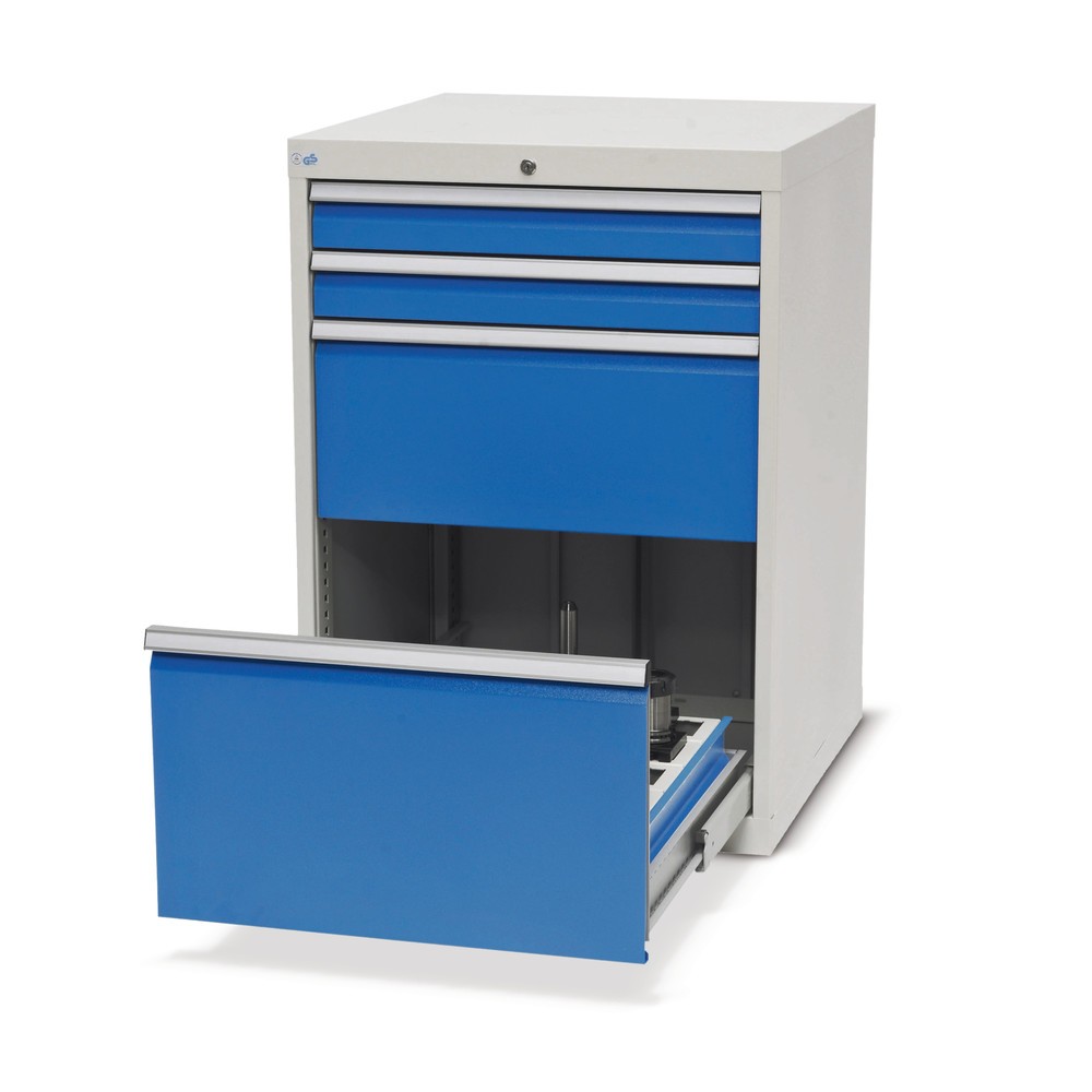 Produktabbildung Nr. 1: Bedrunka+Hirth Schubladenschrank für CNC-Werkzeuge, 2 Schubladen, HxBxT 1.019 x 705 x 736 mm, Werkzeugeinsatz VDI 30 (70 Stück)