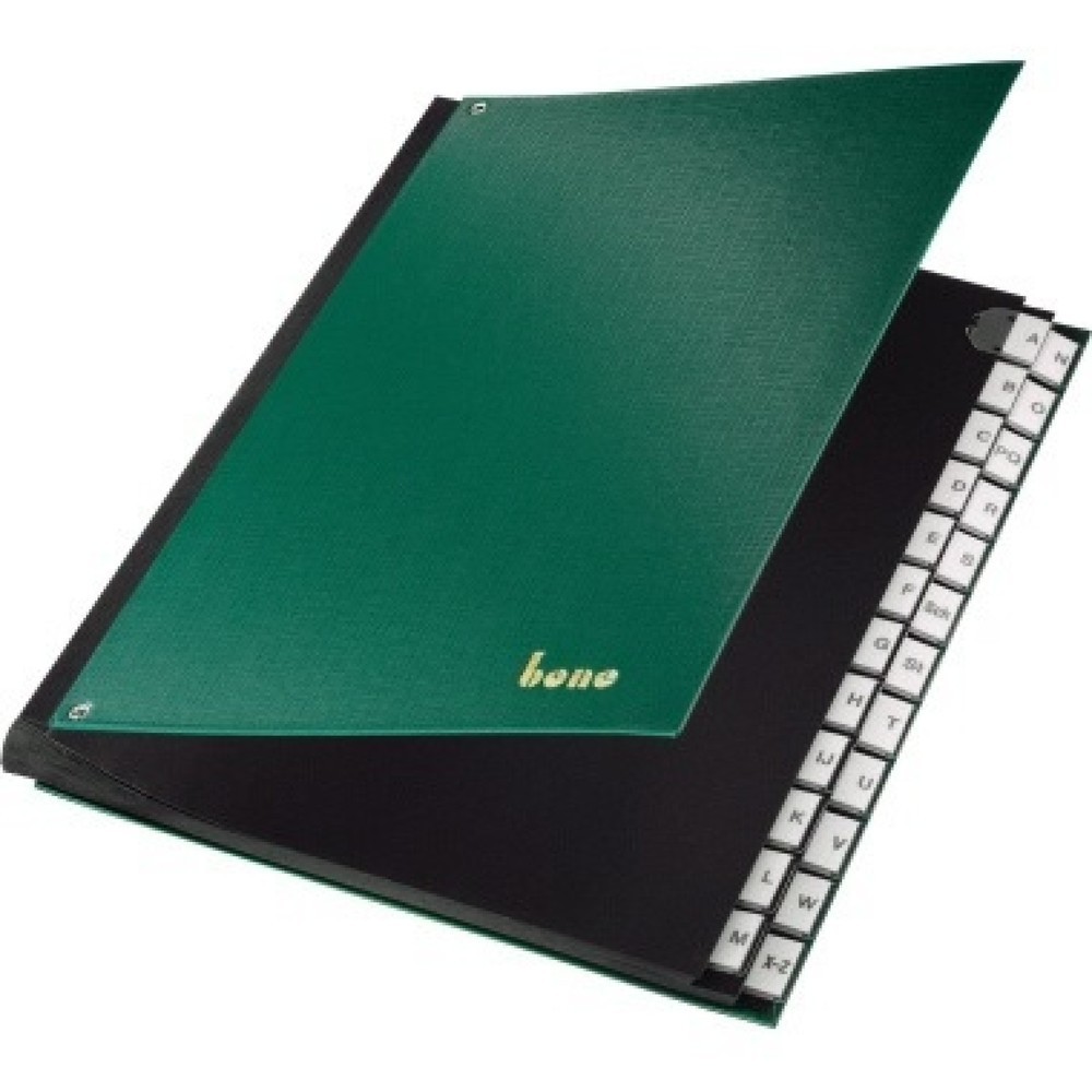 Produktabbildung: Bene Pultordner A-Z 75116GN PP grün