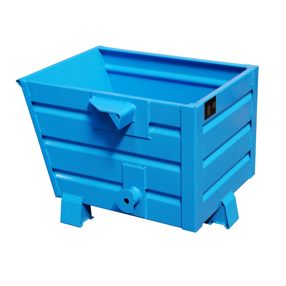 Illustration du produit: Bauer® Benne basculante empilable, peint, volume 0,3 m³, RAL 5012 bleu clair