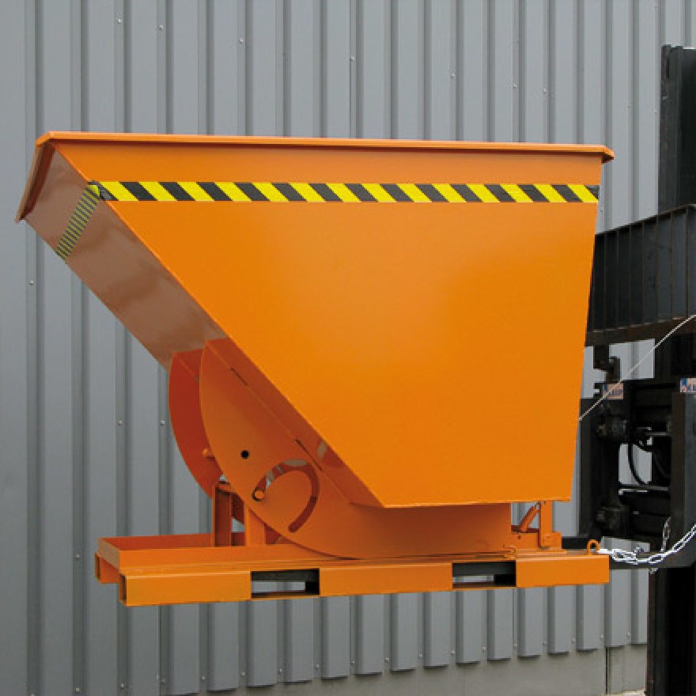 N° de l'image du produit 7 : Benne basculante avec mécanisme d’aide au basculement, hauteur de construction élevée, galvanisée, 500 l