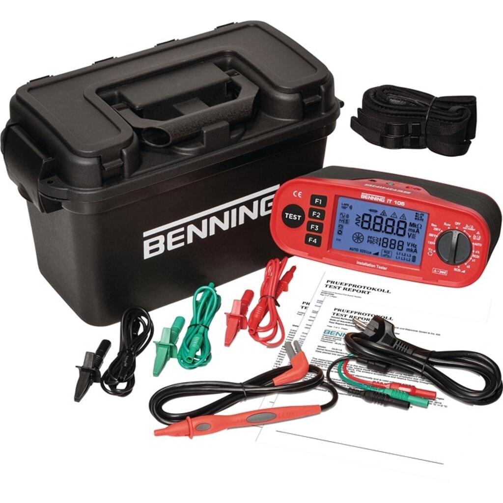 Produktabbildung: BENNING Installationsprüfgerät IT 105 z.Prüfung elektrischer Anlagen