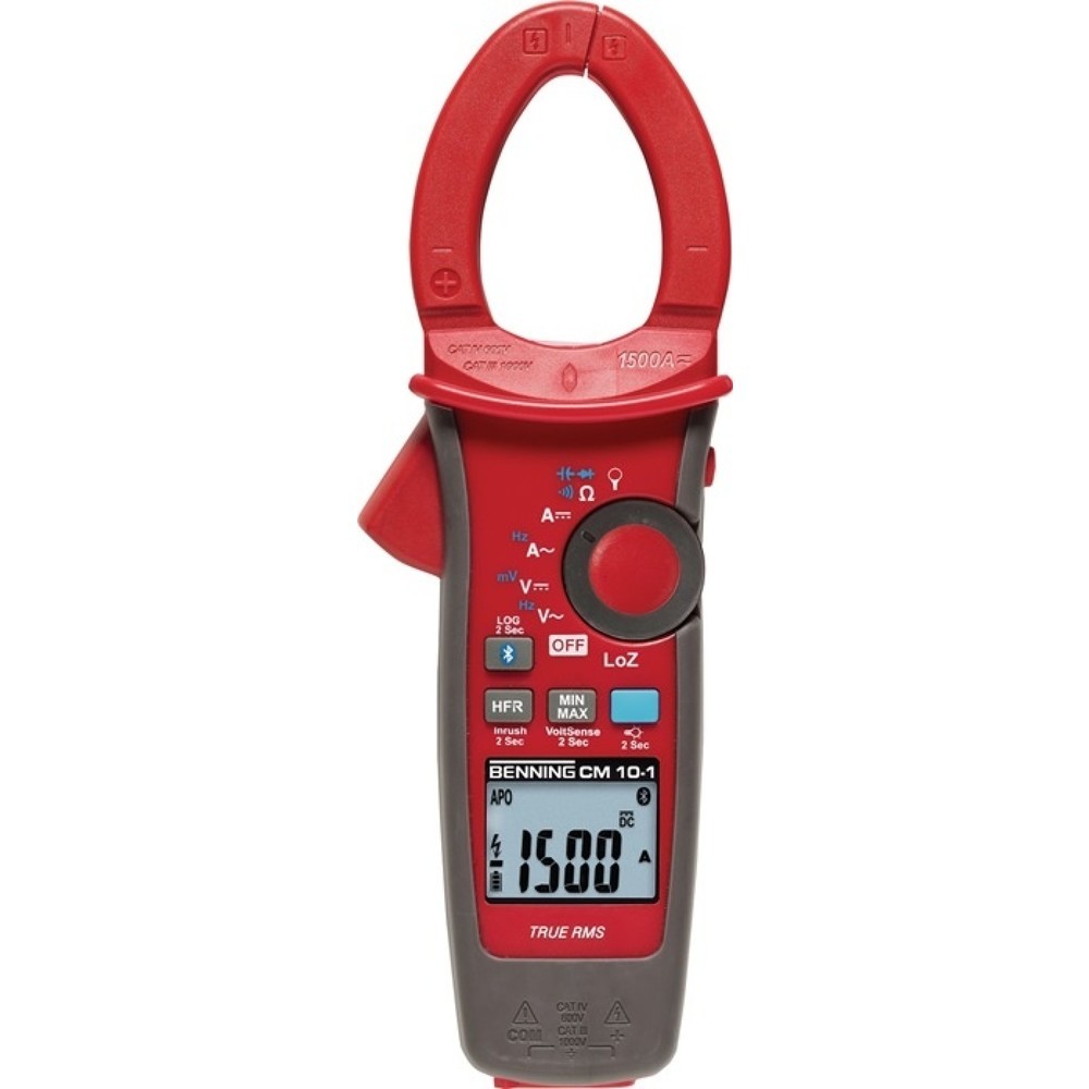 Produktabbildung: BENNING Stromzangenmultimeter CM 10-1, 0,01 - 1500 A, CAT IV 600 V, CAT III 100 V