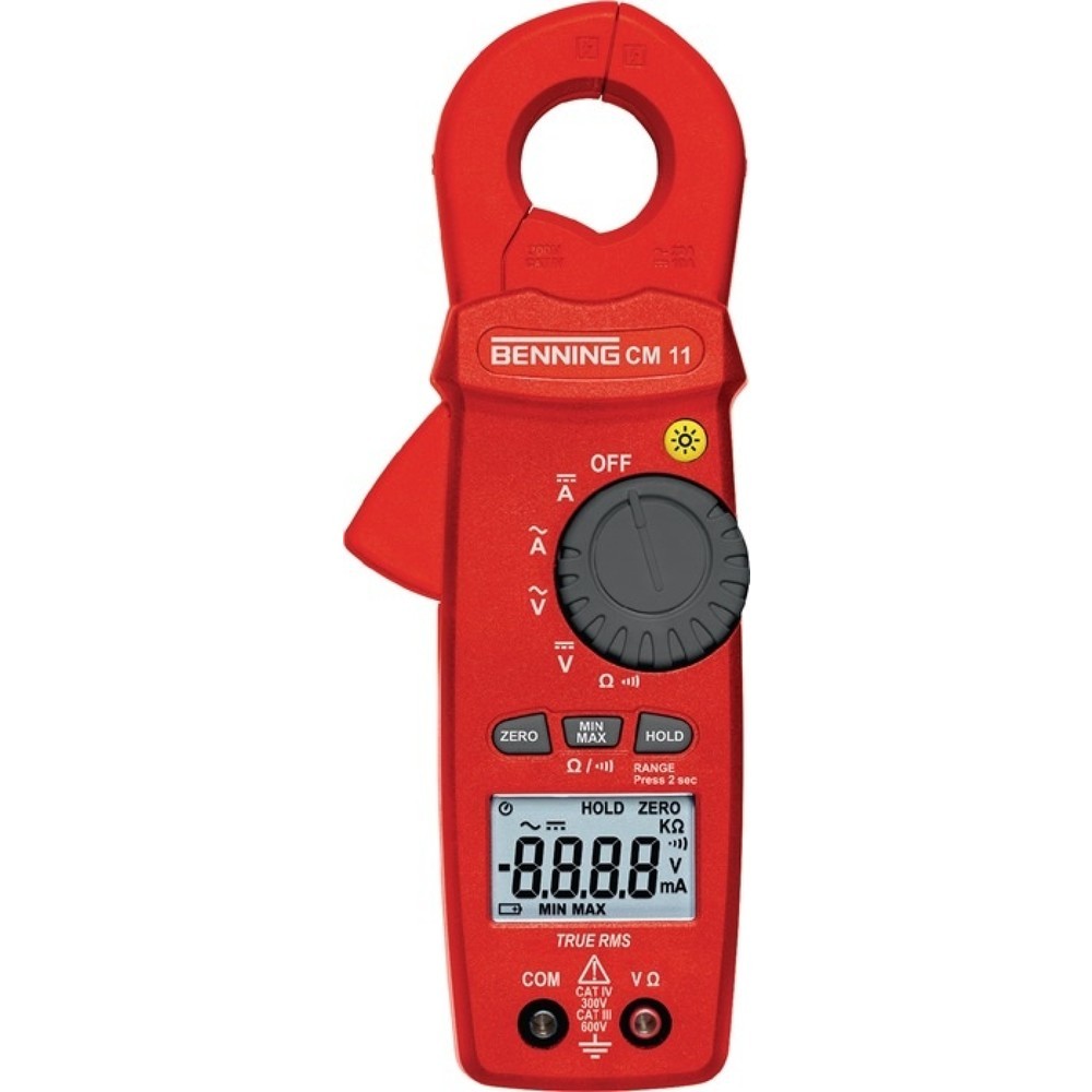 Produktabbildung: BENNING Stromzangenmultimeter CM 11 0,1 mA-20 A AC,0,1 mA-10 A DC CAT IV 300 V