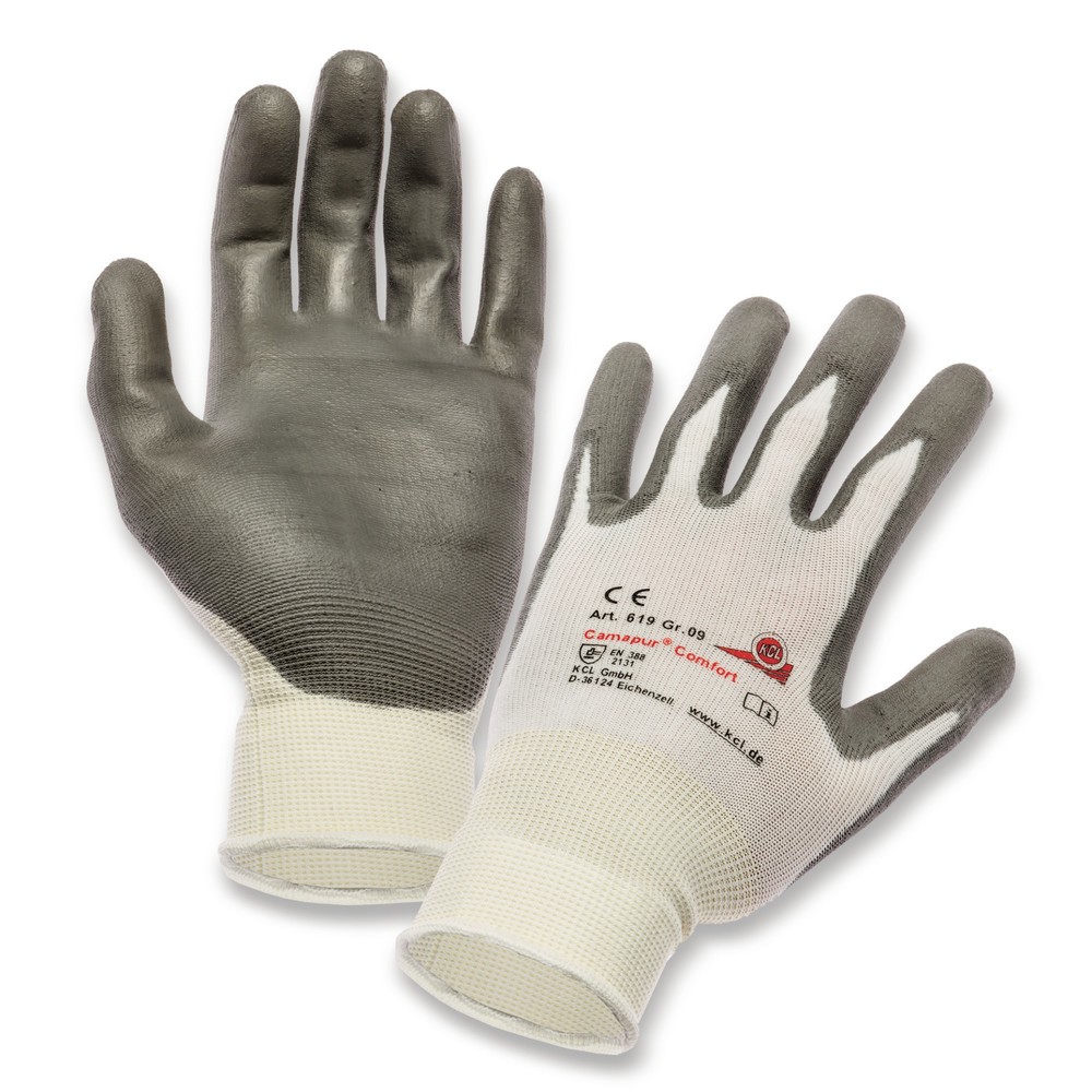 Product afbeelding: KCL Camapur® Comfort 619 Speciale mechanische beschermende handschoenen maat 8