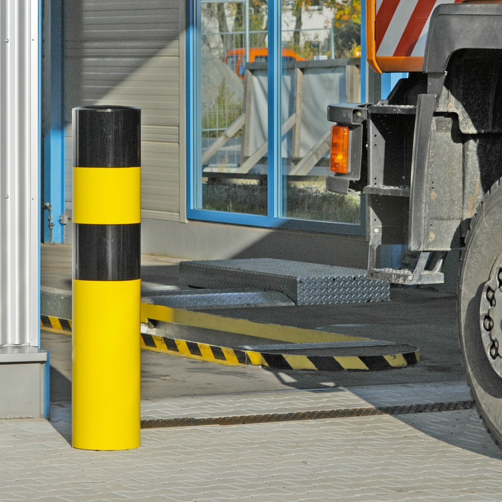 Product afbeelding: Beschermpaal MORAVIA, voor verankeren in beton, voor buiten, hoogte 1.600 mm, Ø 273 mm