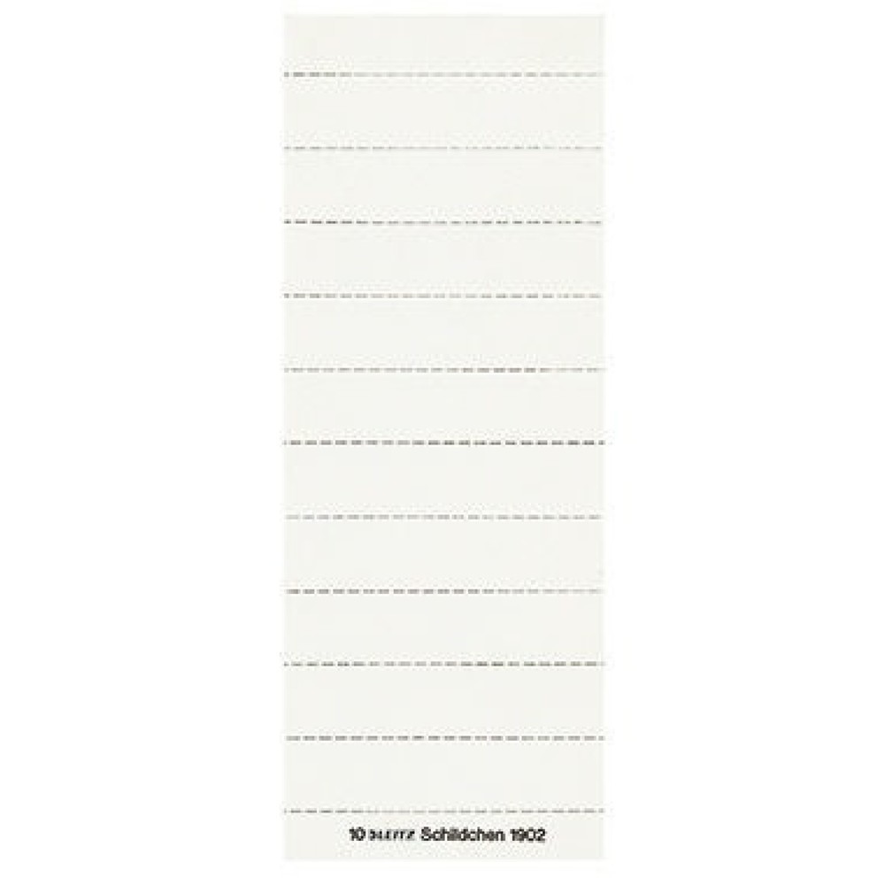 Produktabbildung: Leitz Beschriftungsschild 19020001 blanko 3zeilig weiß 100 St./Pack.
