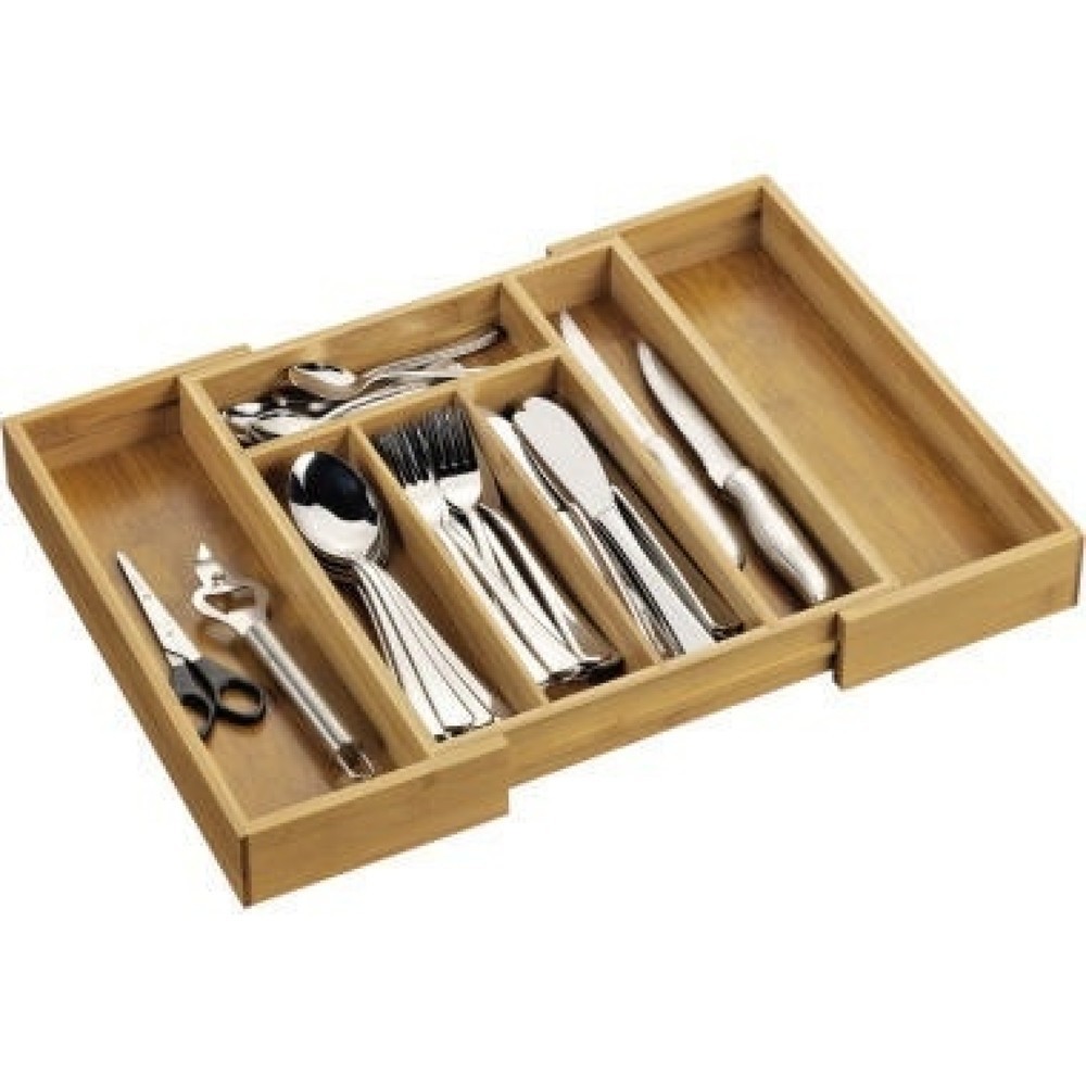 Produktabbildung Nr. 2: Esmeyer Besteckkasten Bambus 290-078 33,5x6cm braun