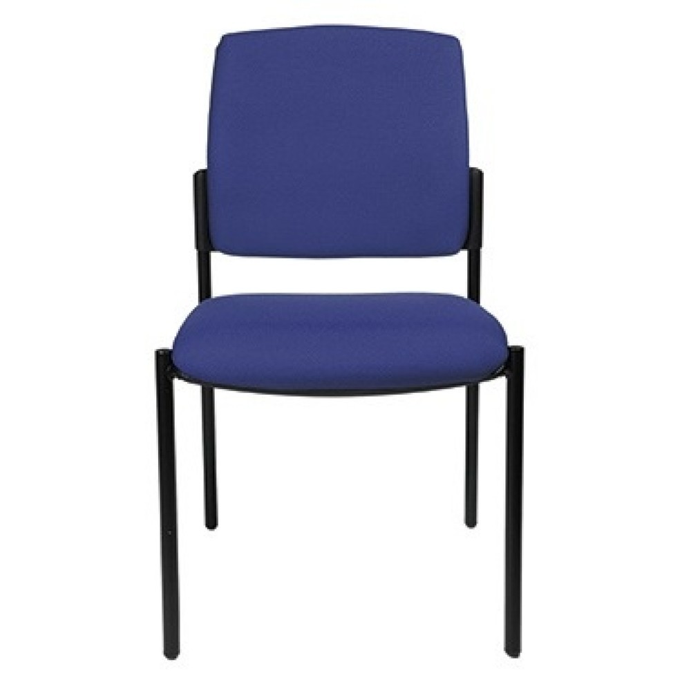 Produktabbildung: Topstar® Besucherstuhl B to B 10 BB1000 G26 ohne Armlehnen blau
