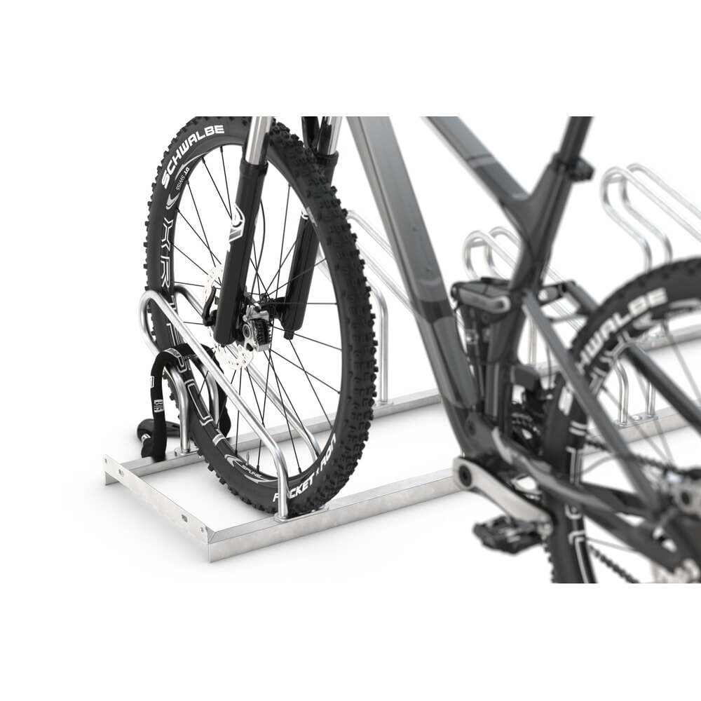 Productafbeelding nr. 3: Beugelfietsrek, 1-zijdig, 3 plaatsen, verzinkt