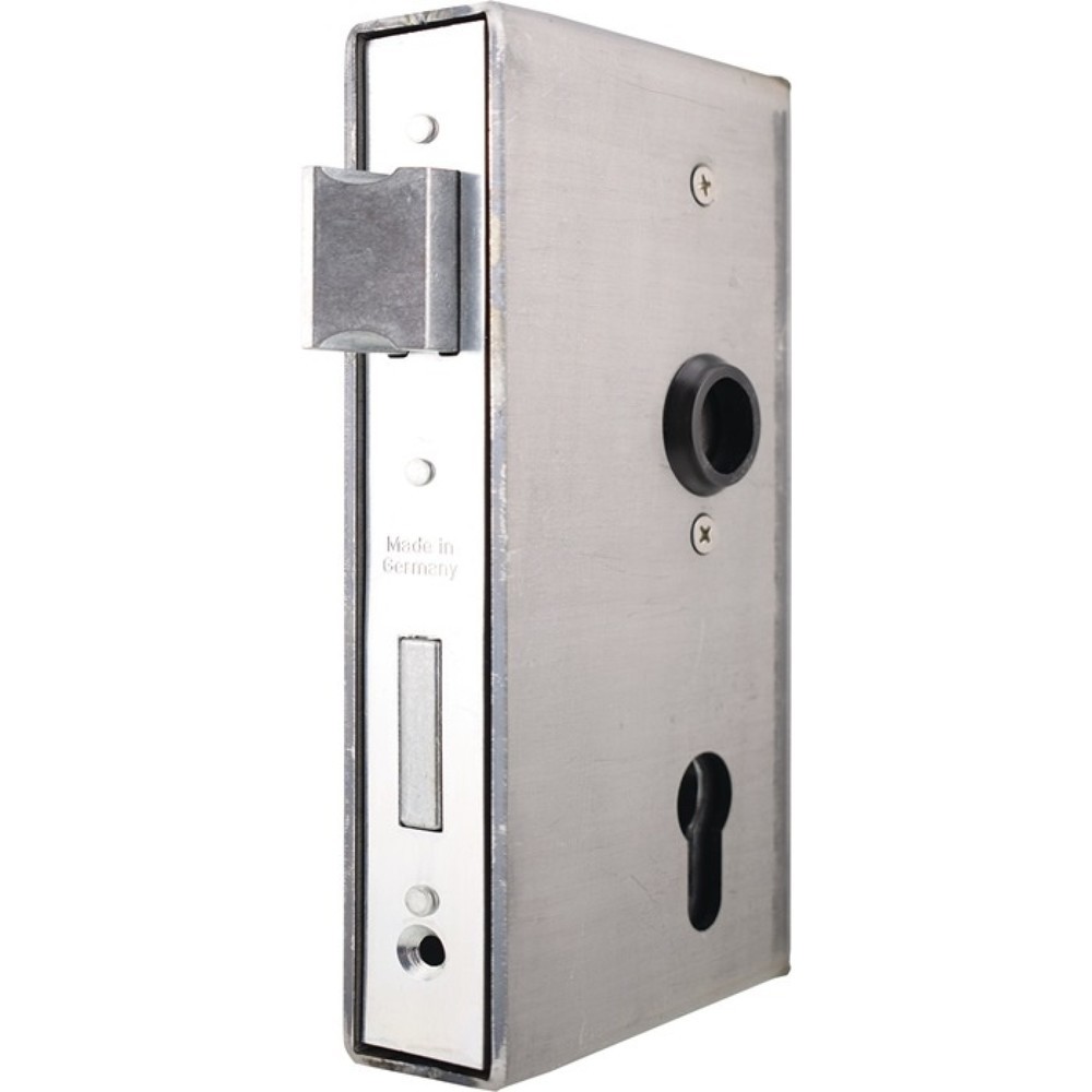 Produktabbildung: BEVER Kastenschloss 400401P, DIN links/rechts PZ Rohrstärke 40 mm, Dornmaß 55 mm