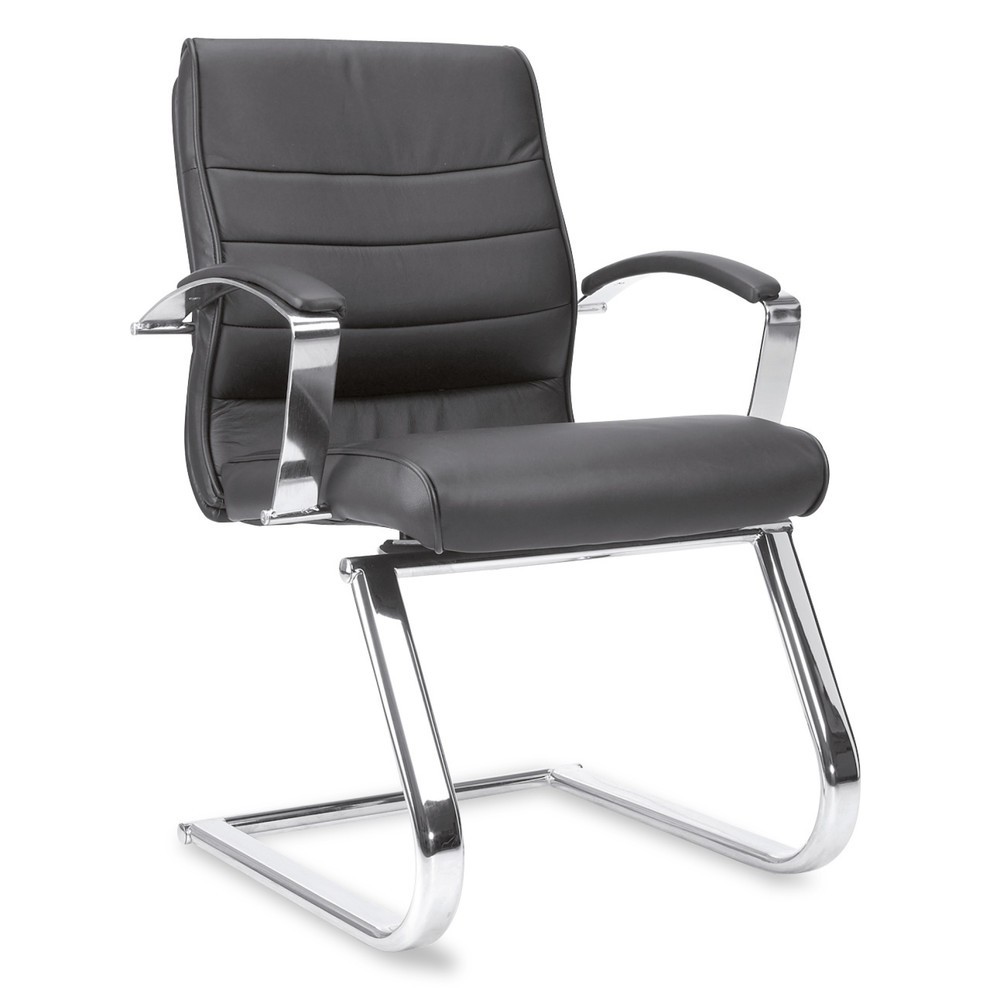 Product afbeelding: Bezoekersstoel Topstar® Business Pro, frame + leuningen chroom, zwart