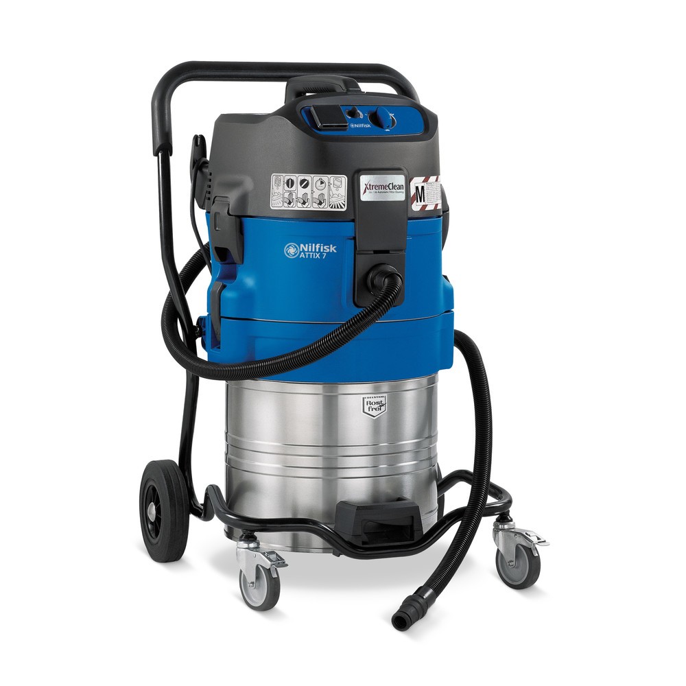 Obrázok výrobku: Bezpečnostný vysávač Nilfisk® ATTIX 761-2M XC, mokrý+suchý, 1 500 W, 70 litrov, trieda prachu M