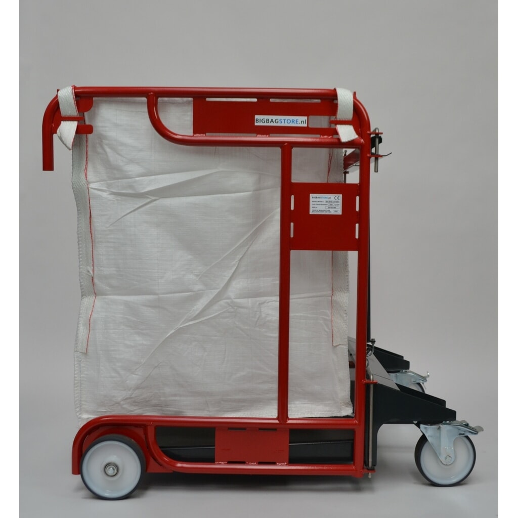 Big Bag Car® Transportwagen mit Traglast 1.000 kg Produktabbildung: Big Bag Car® Transportwagen mit Traglast 1.000 kg
