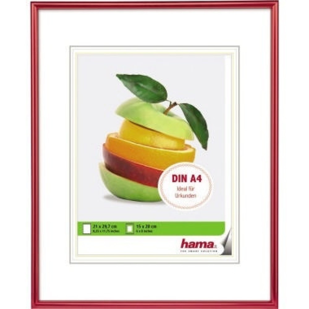 Produktabbildung: Hama Bilderrahmen Sevilla 00066282 21x29,7cm Kunststoff rot