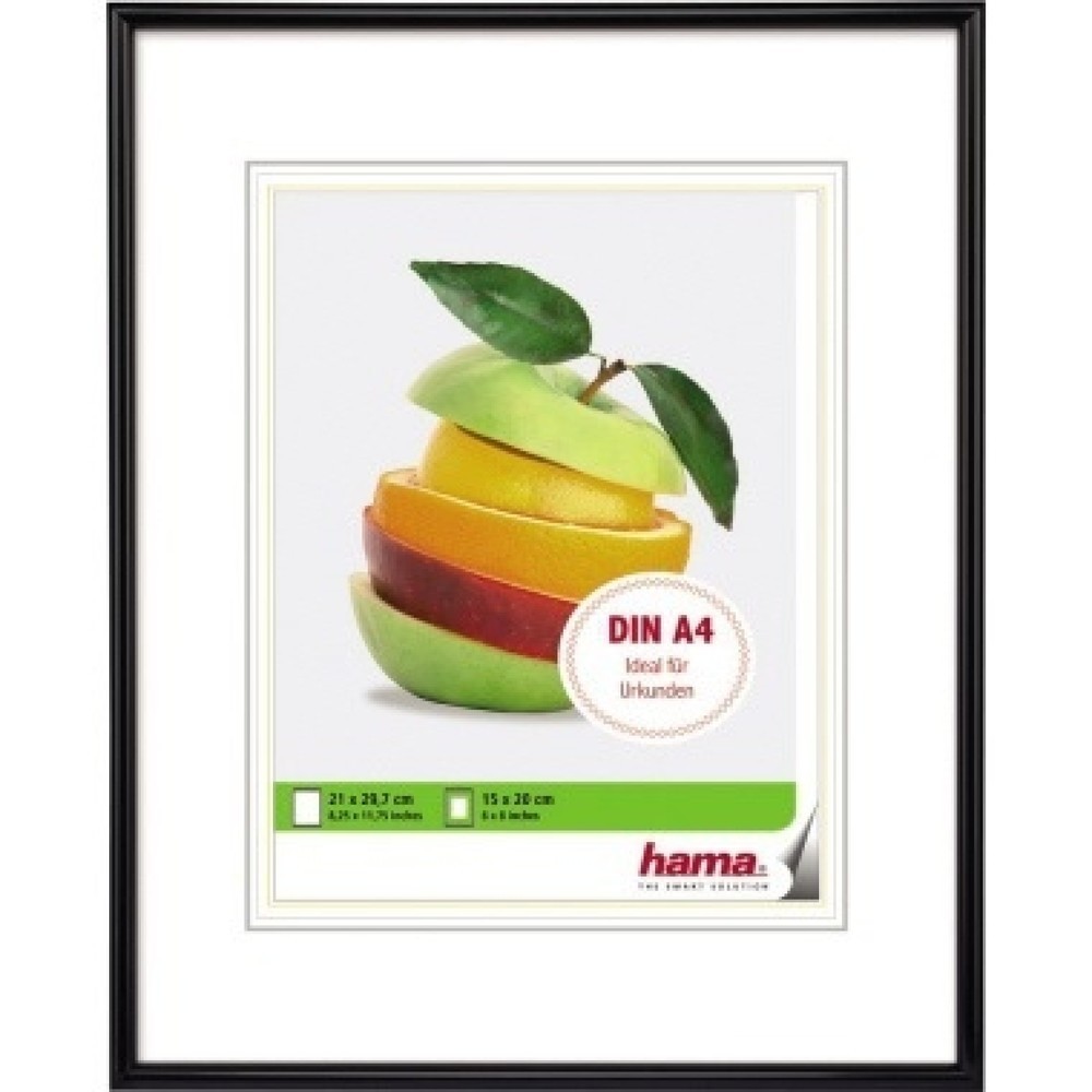 Produktabbildung: Hama Bilderrahmen Sevilla 00066222 21x29,7cm Kunststoff schwarz