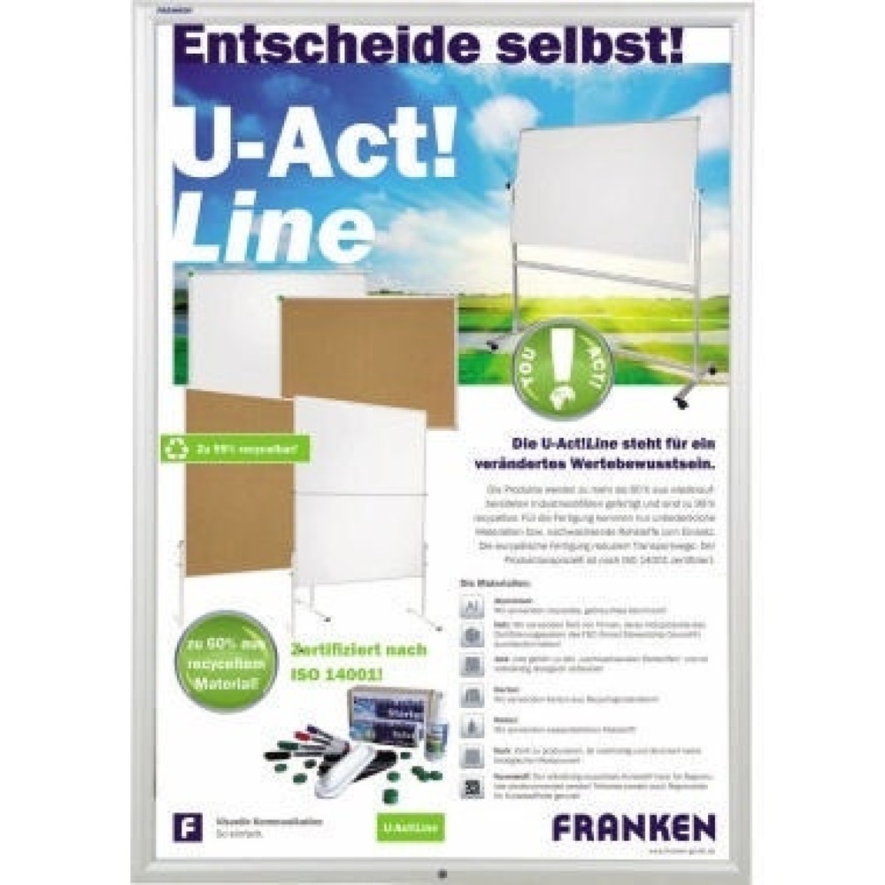 Produktabbildung: FRANKEN Wechselrahmen BS1904 65,6x90,3x1,7cm alu