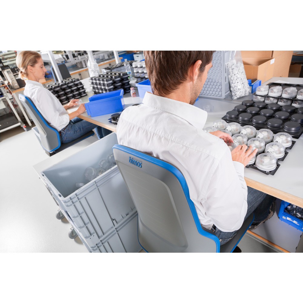 Produktabbildung Nr. 4: bimos Wechselpolster, passend für Sitz und Rückenlehne, Supertec-Gewebe grau