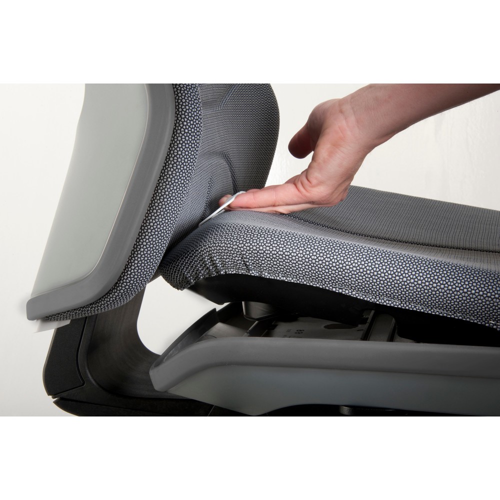 N° de l'image du produit 13 : Chaise de travail pivotante bimos Neon, sans élément de rembourrage bleu, roulettes, 450-620 mm système synchrone