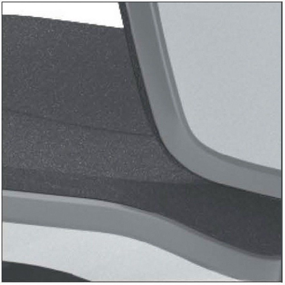 N° de l'image du produit 8 : Chaise de travail pivotante bimos Neon, sans élément de rembourrage gris, roulettes, 450-620 mm contact permanent