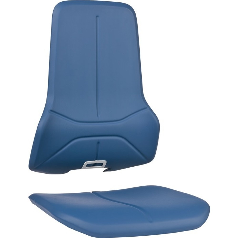 N° de l'image du produit 1 : Rembourrage interchangeable bimos, adapté à l'assise et au dossier, mousse intégrale bleu