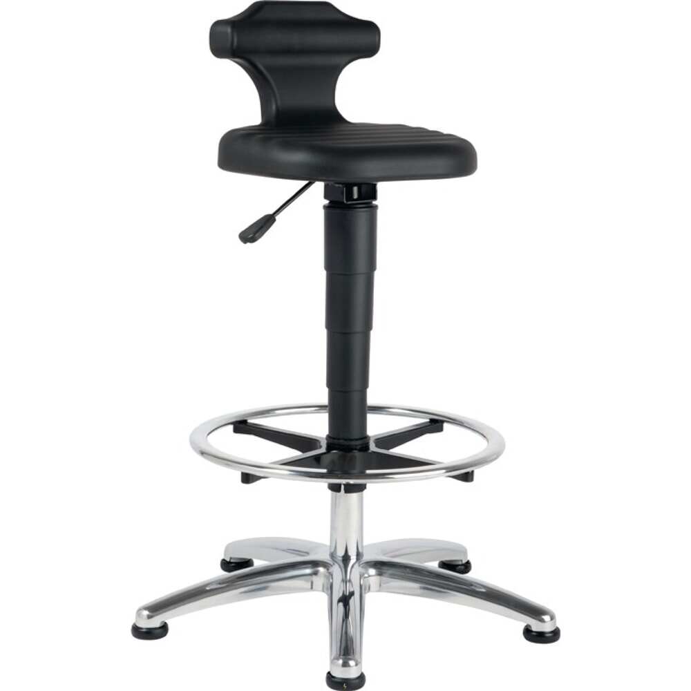 N° de l'image du produit 1 : Siège/chaise assis-debout bimos Flex, hauteur d'assise réglable 510-780 mm, mousse intégrale, avec anneau repose-pieds ESD