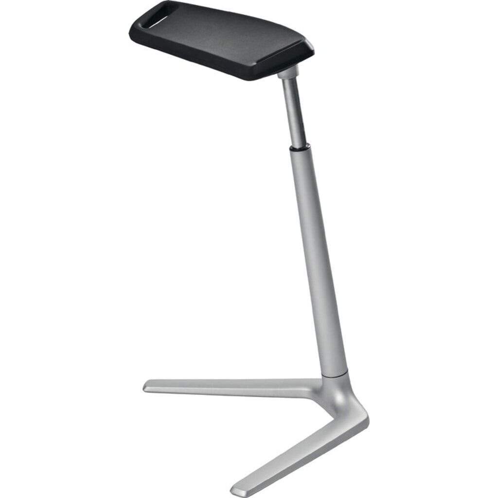 bimos Stehhilfe, Sitzhöhenverstellung 620-850 mm, Integralschaum, Aluminium silber Produktabbildung: bimos Stehhilfe, Sitzhöhenverstellung 620-850 mm, Integralschaum, Aluminium silber