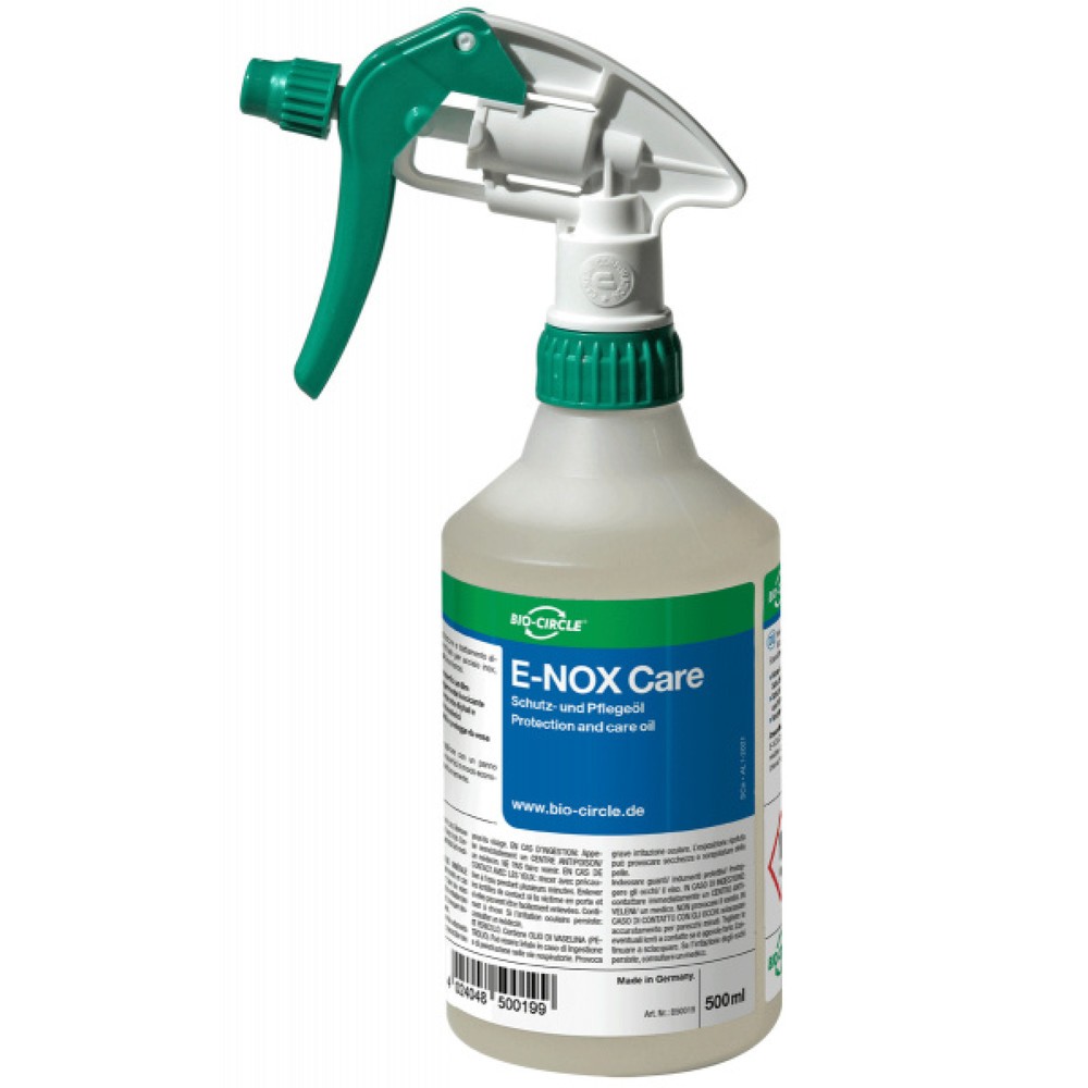 Produktabbildung: BIO-CIRCLE Edelstahl-Pflegeöl E-NOX Care, 20x 500-ml-Handsprayflasche