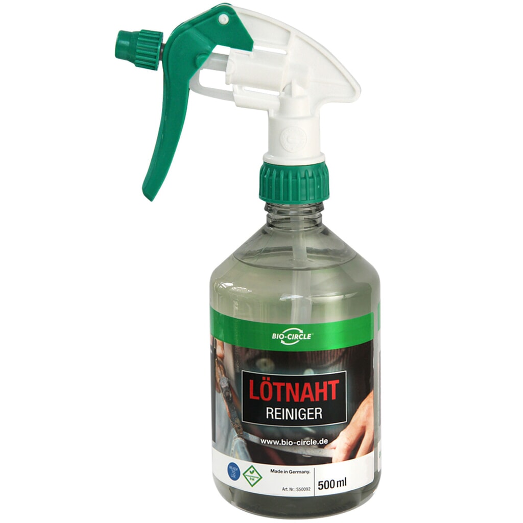 Produktabbildung Nr. 1: BIO-CIRCLE Lötnahtreiniger, 20x 500-ml-Handsprayflasche, inkl. 10x Sprühkopf