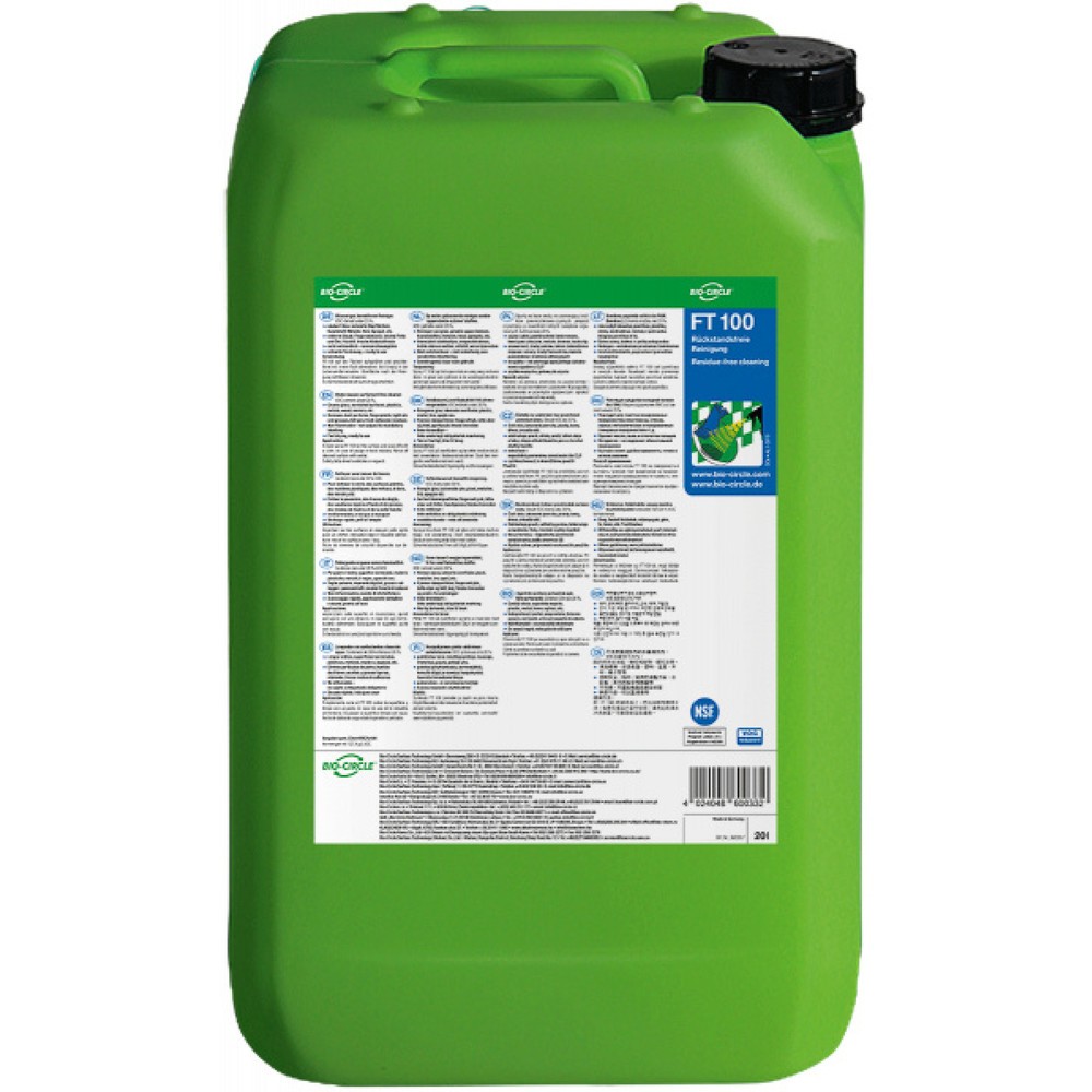 Produktabbildung: BIO-CIRCLE Reinigungsmittel FT 100, tensidfrei, 20-l-Kanister