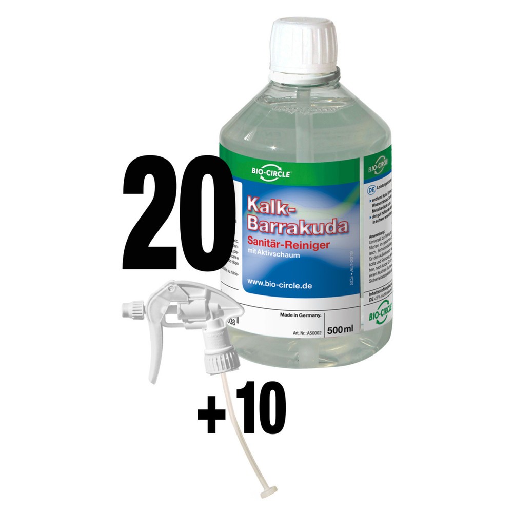 Produktabbildung Nr. 3: BIO-CIRCLE Reinigungsmittel Kalk-Barrakuda, 20-l-Kanister