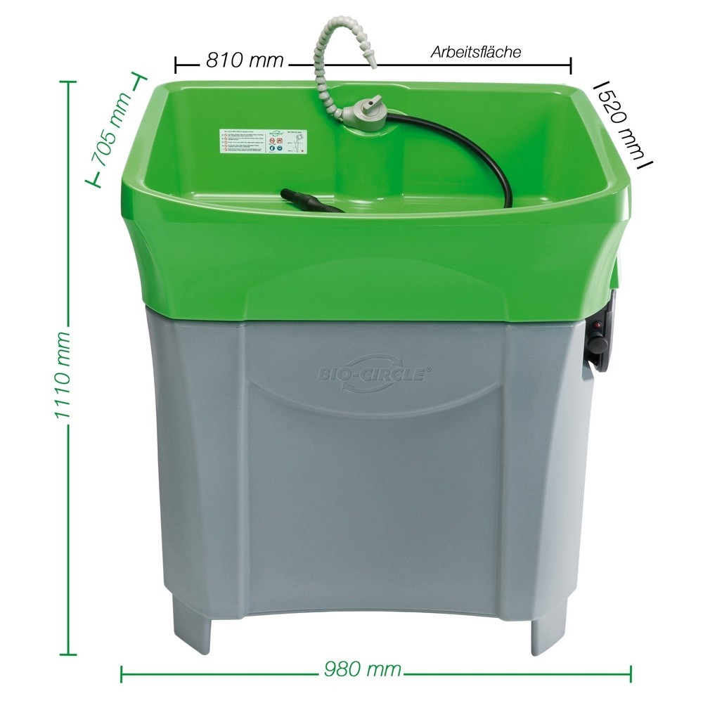 Produktabbildung Nr. 13: BIO-CIRCLE Reinigungstisch maxi, HxBxT 1.090 x 980 x 980 mm