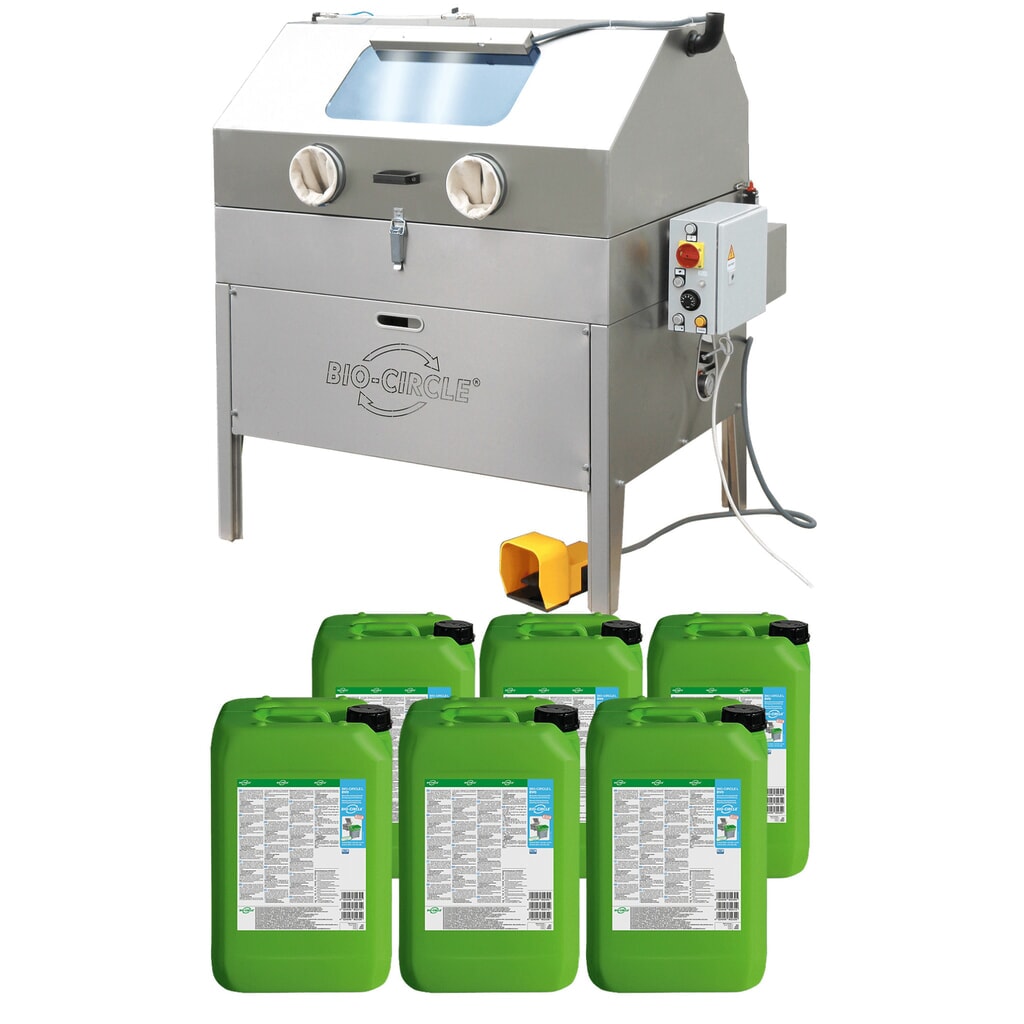 BIO-CIRCLE Starter-Set High-Pressure-Teilereiniger HP Vigo u. L Evo Reinigungsmittel Produktabbildung: BIO-CIRCLE Starter-Set High-Pressure-Teilereiniger HP Vigo u. L Evo Reinigungsmittel