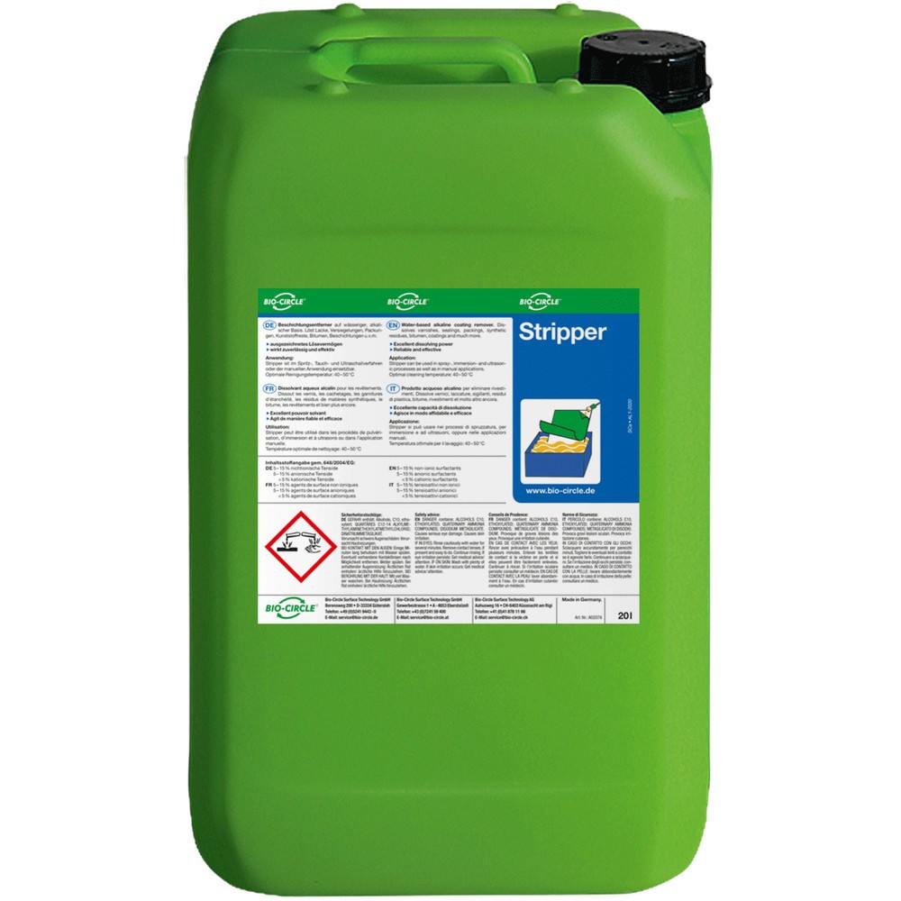 Produktabbildung: BIO-CIRCLE Stripper, 20-l-Kanister