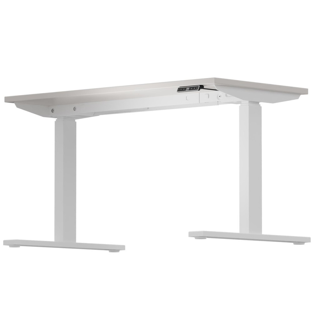 Produktabbildung Nr. 4: BISLEY Schreibtisch E-WonderTech, elektrisch höhenverstellbar, 180 x 80 cm, weiß, grau